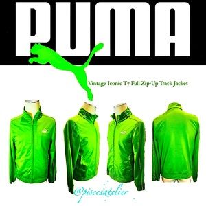 Puma Vintage Iconic T7 Full Zip-Up Track Jacket, Men’s Size Small